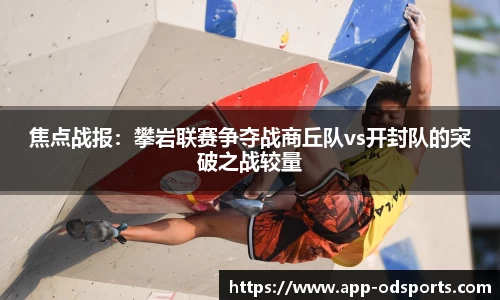 焦点战报：攀岩联赛争夺战商丘队vs开封队的突破之战较量